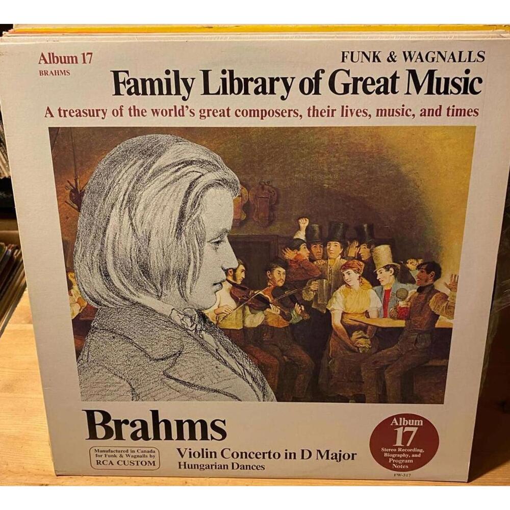 Brahms – Vioolin Concerto In D Major, Hungarian Dances 33RPM VG+ AB44